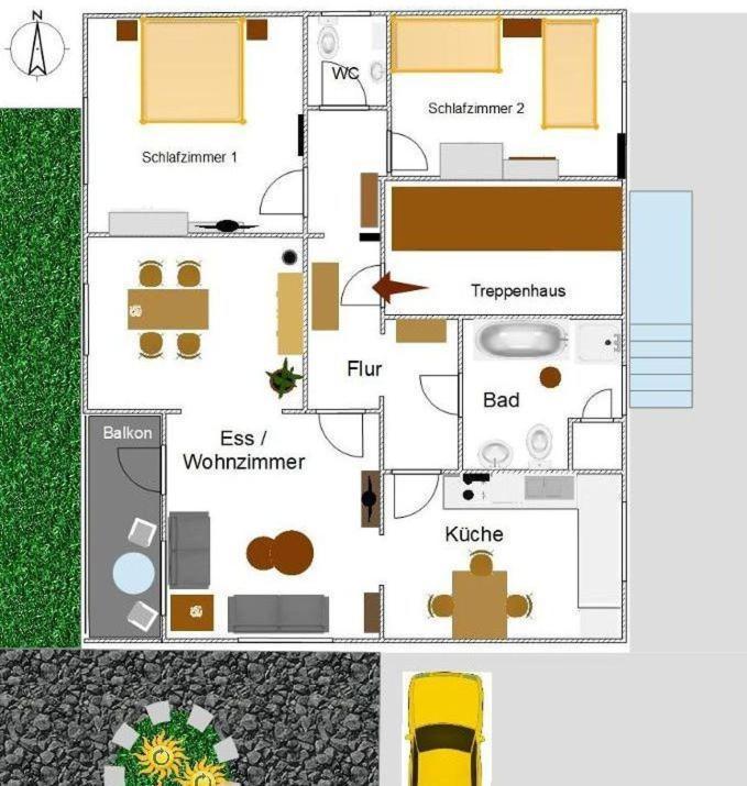 Ferienwohnung Odenwaldblick Momlingen Exterior foto